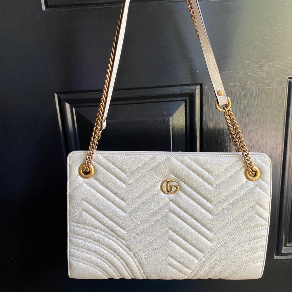 Gucci Marmont Matelassé Med Shoulder Bag LTD ED! - Picture 11 of 15